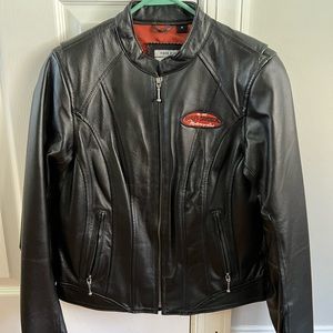 Harley Davidson Leather Jacket- LIKE NEW!!